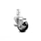 Service Caster 3 Inch Black Polyurethane Wheel Swivel 7/8 Inch Square Stem Caster with Brake SCC-SQ20S314-PPUB-BLK-TLB-78 - alternate 4